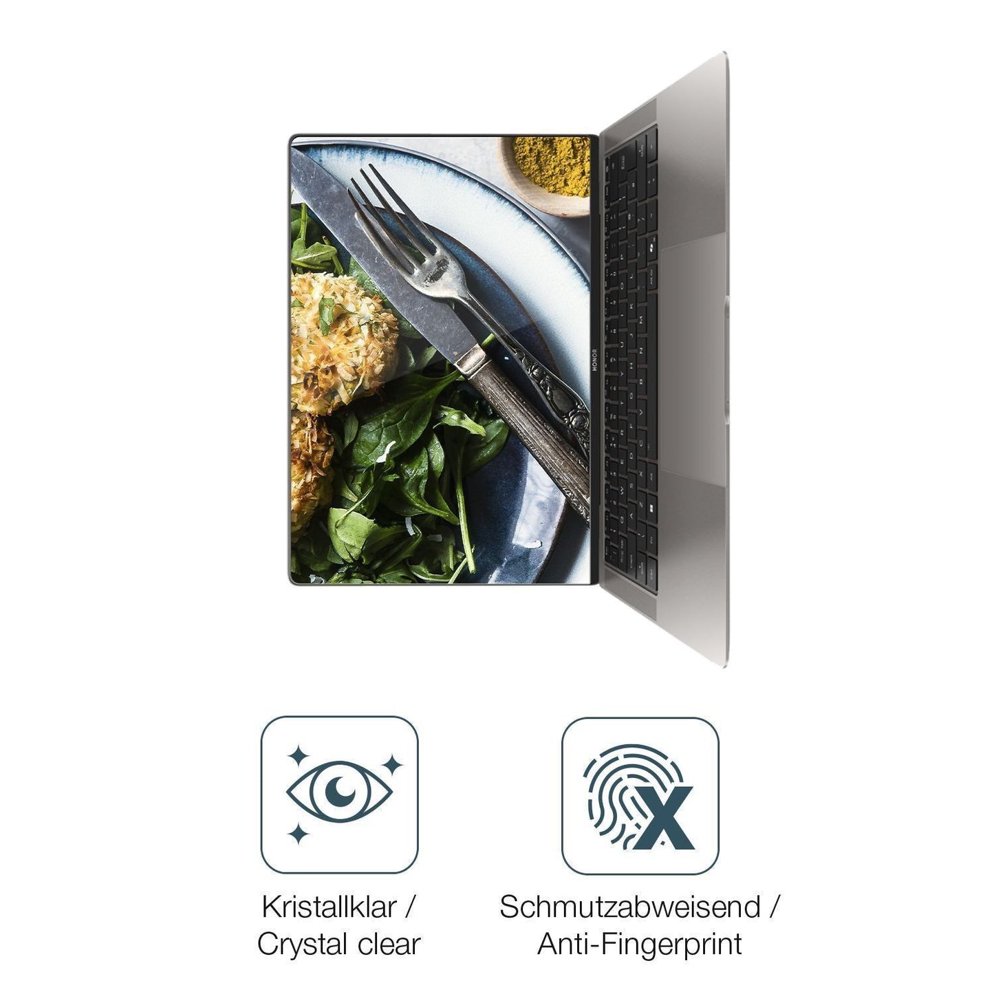 2x Schutzfolie klar für Honor MagicBook Pro 14 Dis (4)