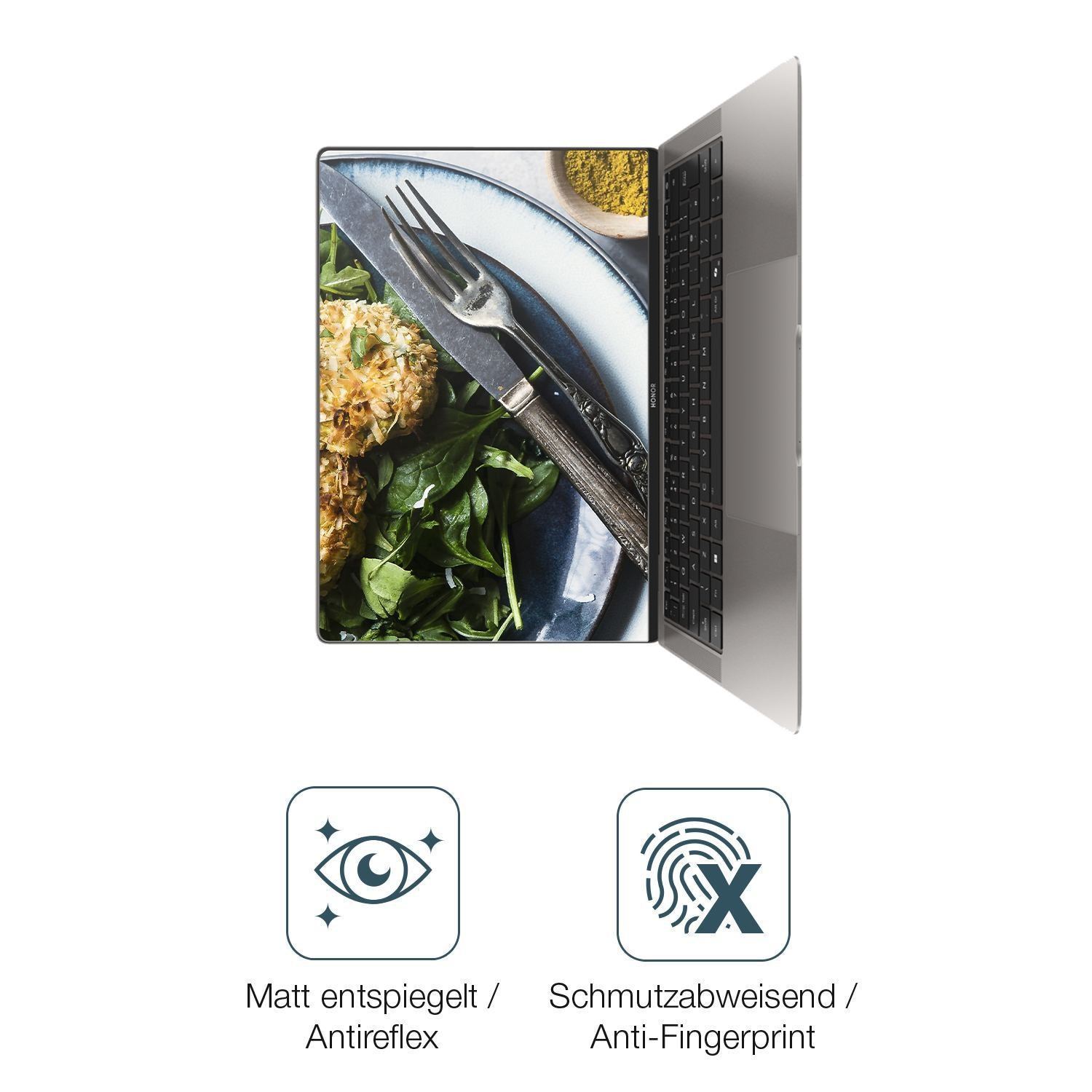 2x 9H Schutzfolie matt für Honor MagicBook Pro 14  (5)