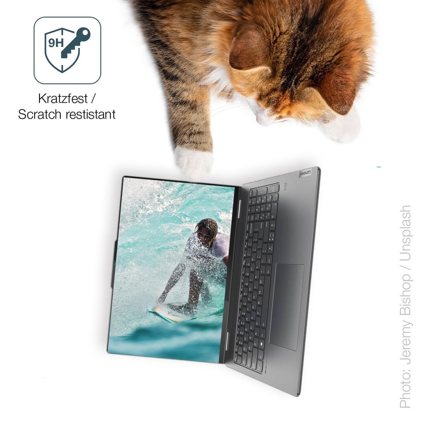 2x 9H Schutzfolie matt für Lenovo Yoga Slim 7 Panz (3)