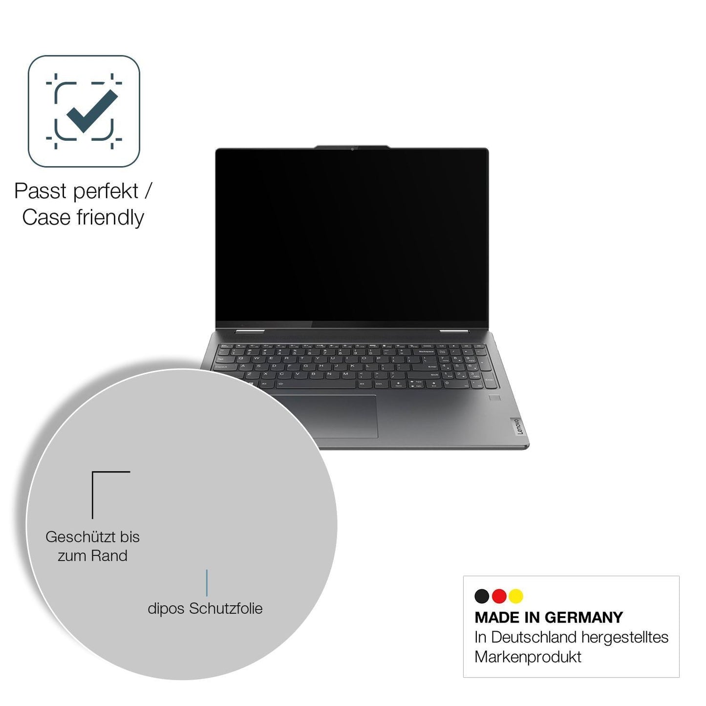 2x 9H Schutzfolie matt für Lenovo Yoga Slim 7 Panz (6)