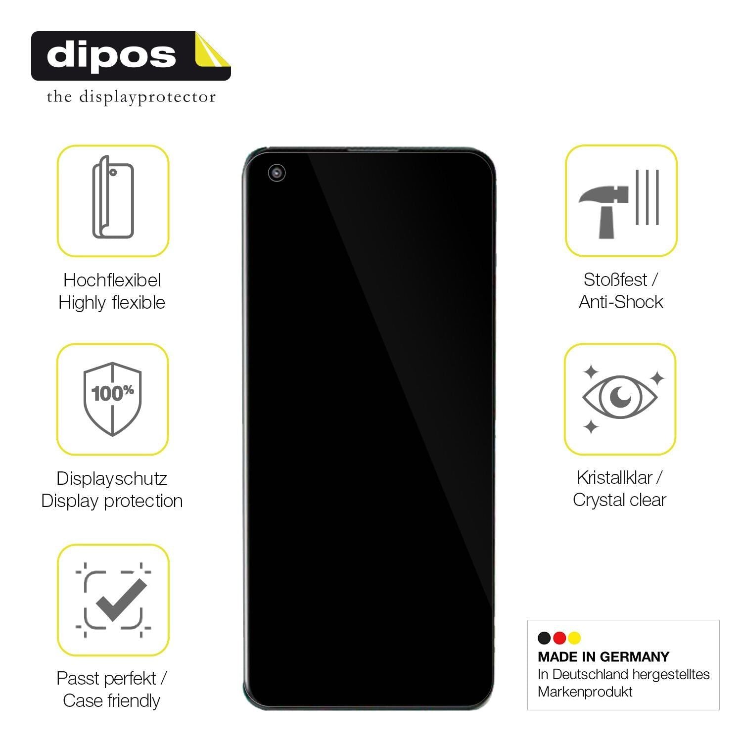 2x 3D Full Cover Schutzfolie für Walton Primo RX9 (7)