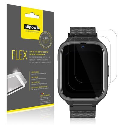 2x 3D Full Cover Schutzfolie für myPhone CareWatch (1)