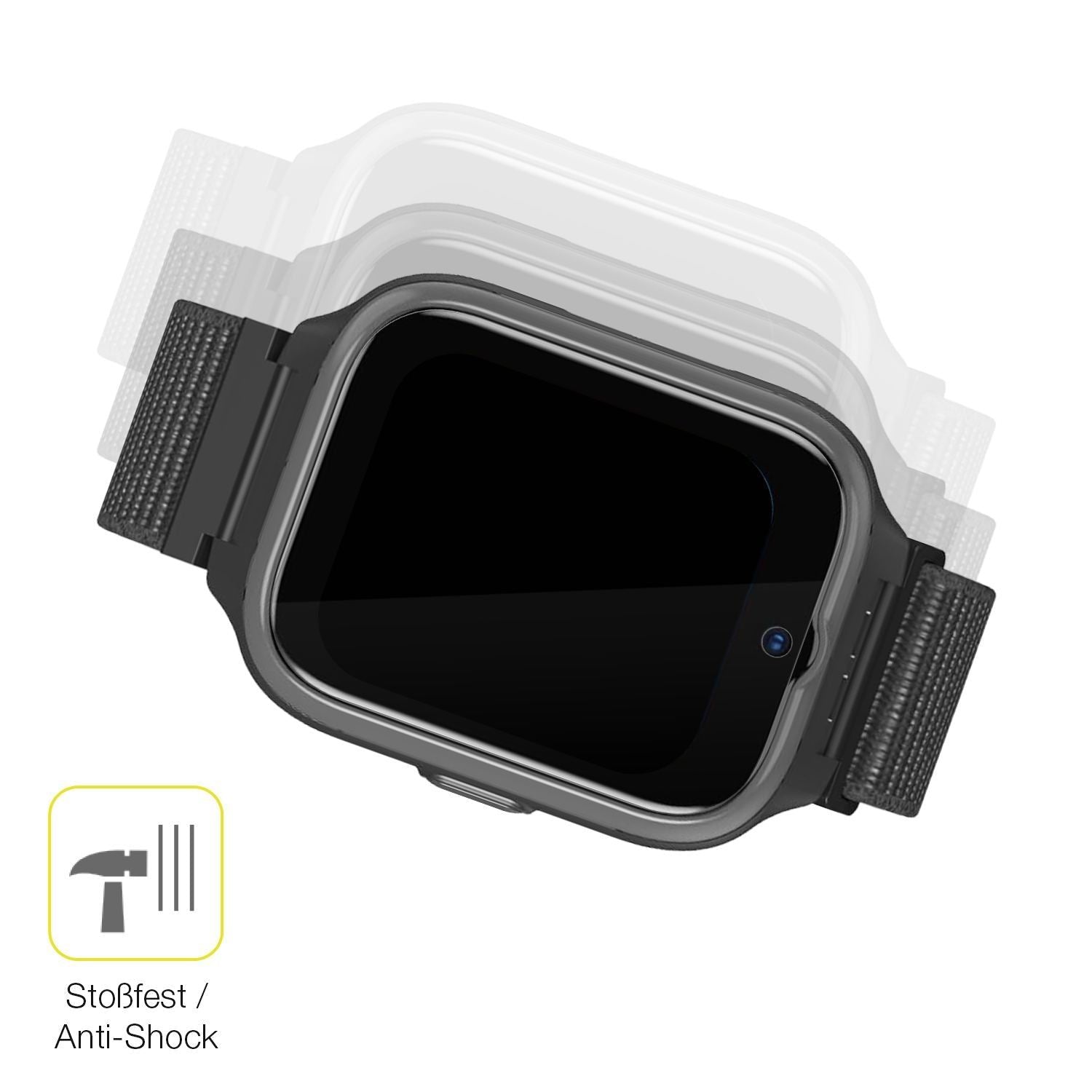 2x 3D Full Cover Schutzfolie für myPhone CareWatch (4)