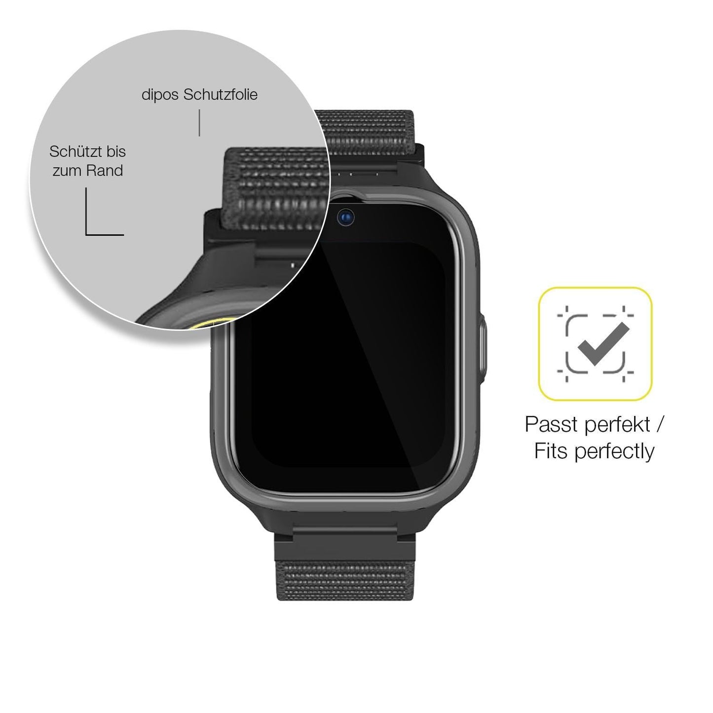 2x 3D Full Cover Schutzfolie für myPhone CareWatch (6)