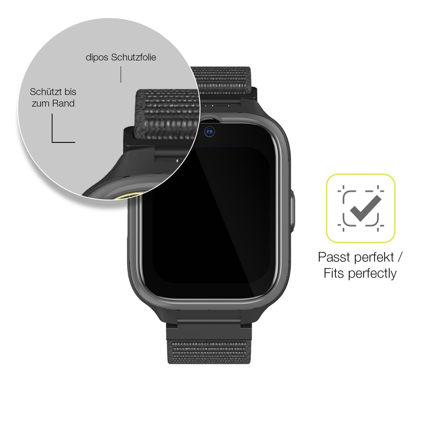 2x 3D Full Cover Schutzfolie für myPhone CareWatch (6)