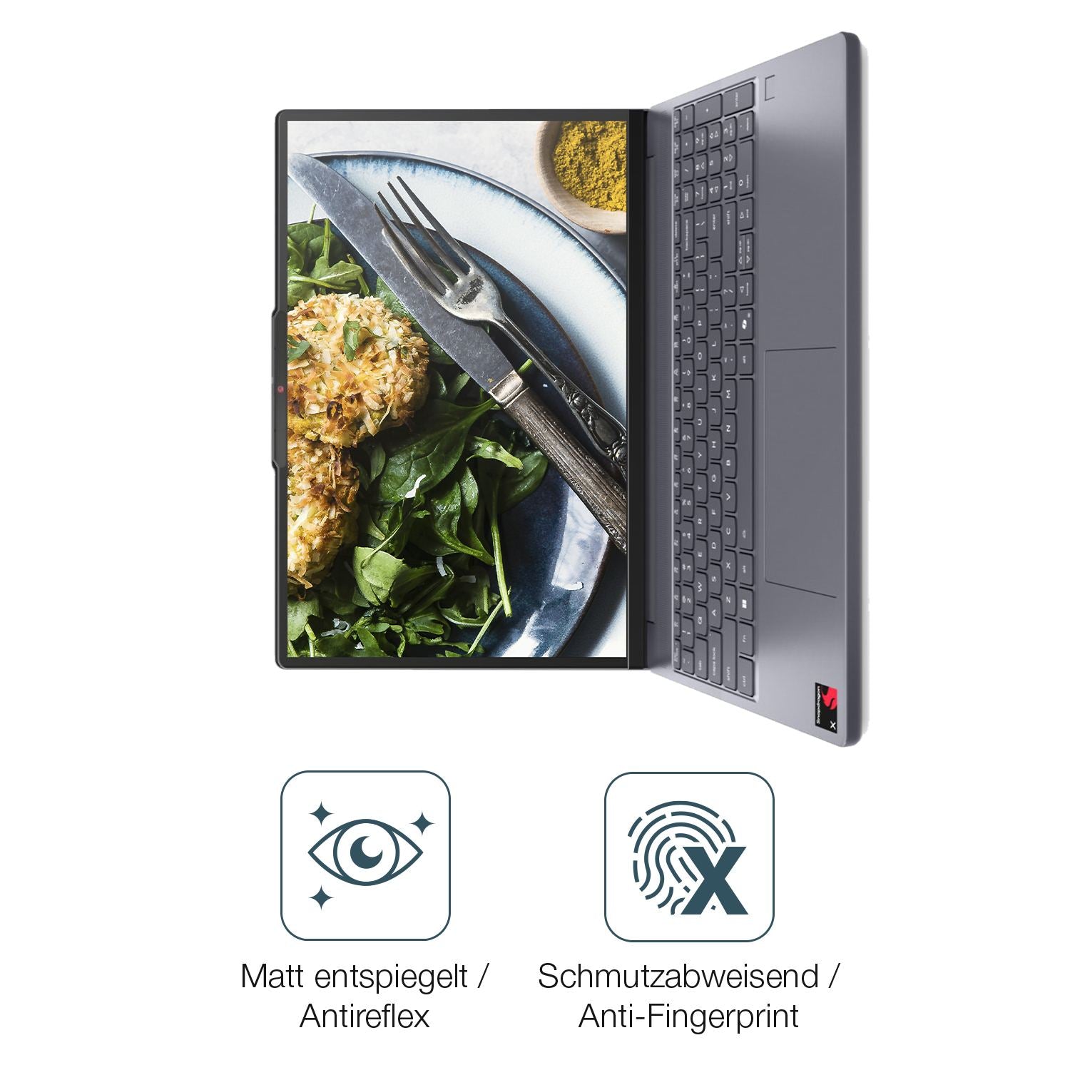 2x 9H Schutzfolie matt für Lenovo IdeaPad Slim 3x  (5)