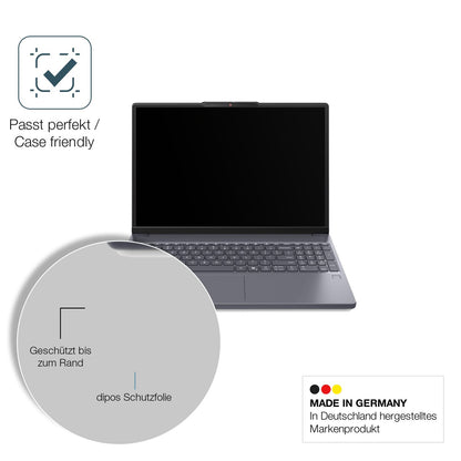 2x 9H Schutzfolie matt für Lenovo IdeaPad Slim 3x  (6)