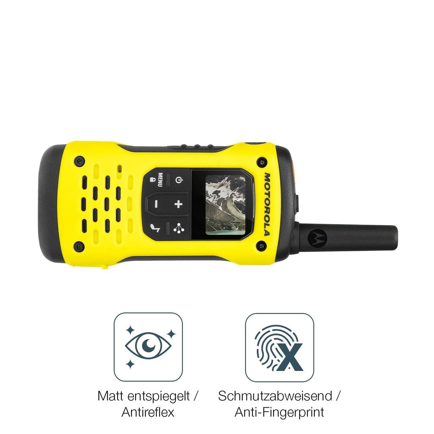 4x Schutzfolie matt für Motorola TLKR T92 H20 PMR  (4)