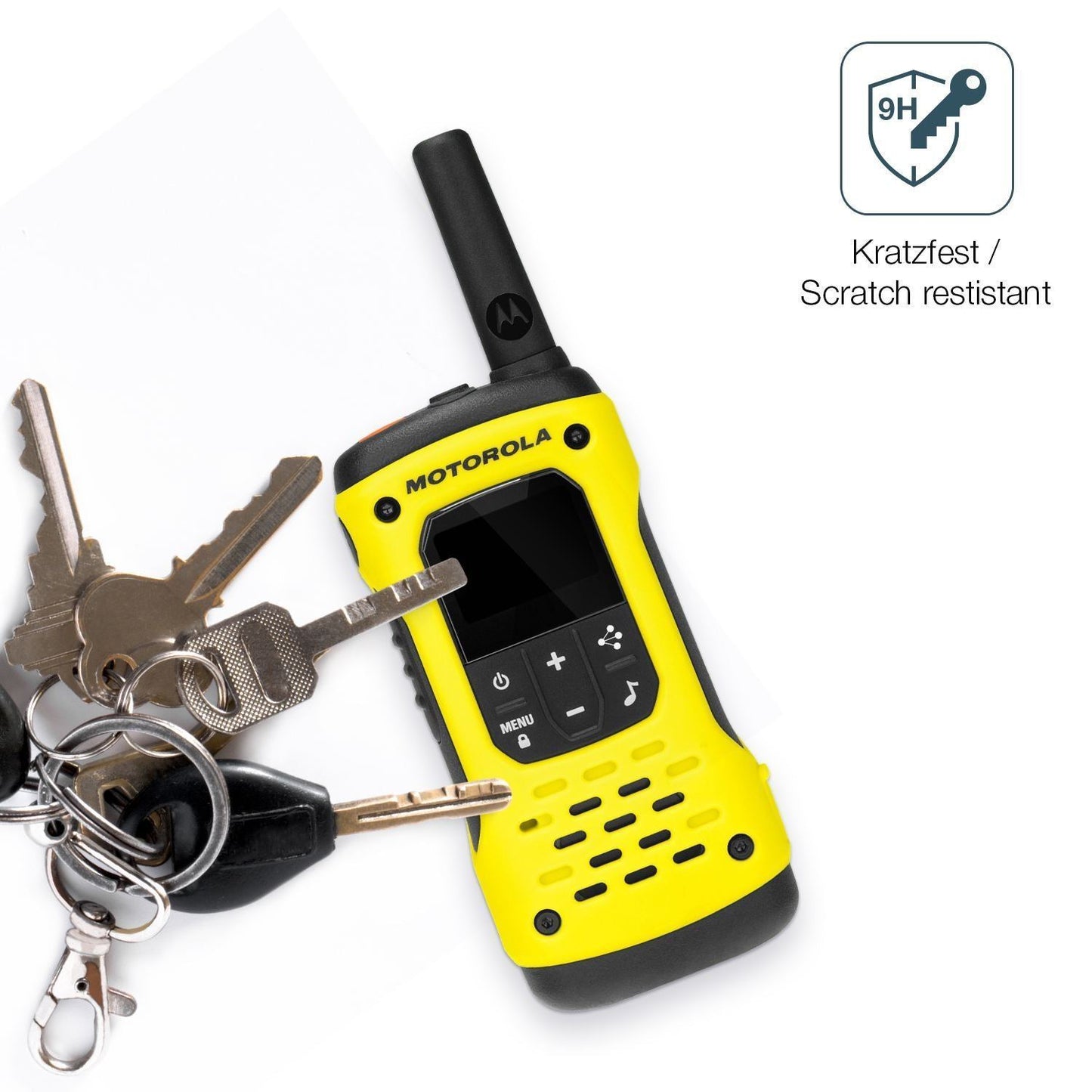 2x 9H Schutzfolie für Motorola TLKR T92 H20 PMR Pa (3)