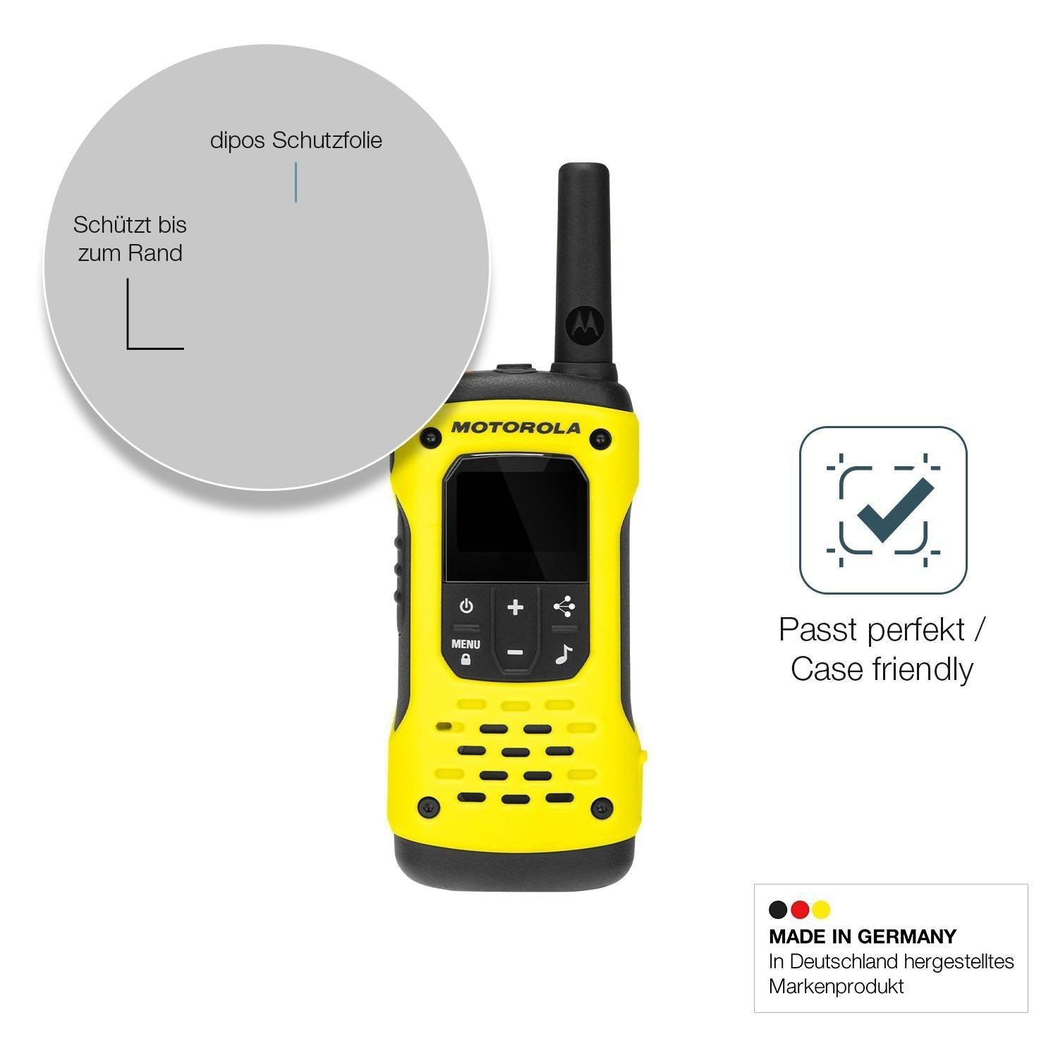 2x 9H Schutzfolie für Motorola TLKR T92 H20 PMR Pa (6)