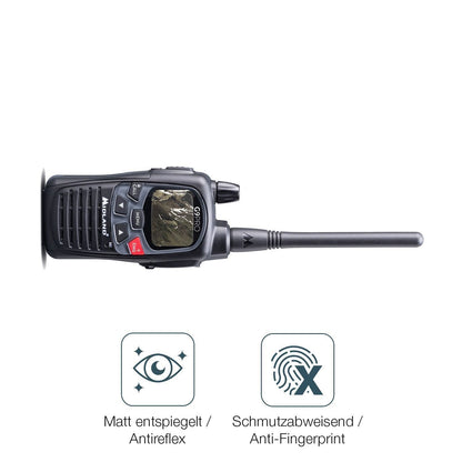 4x Schutzfolie matt für Midland G9 Pro Funkgerät D (4)
