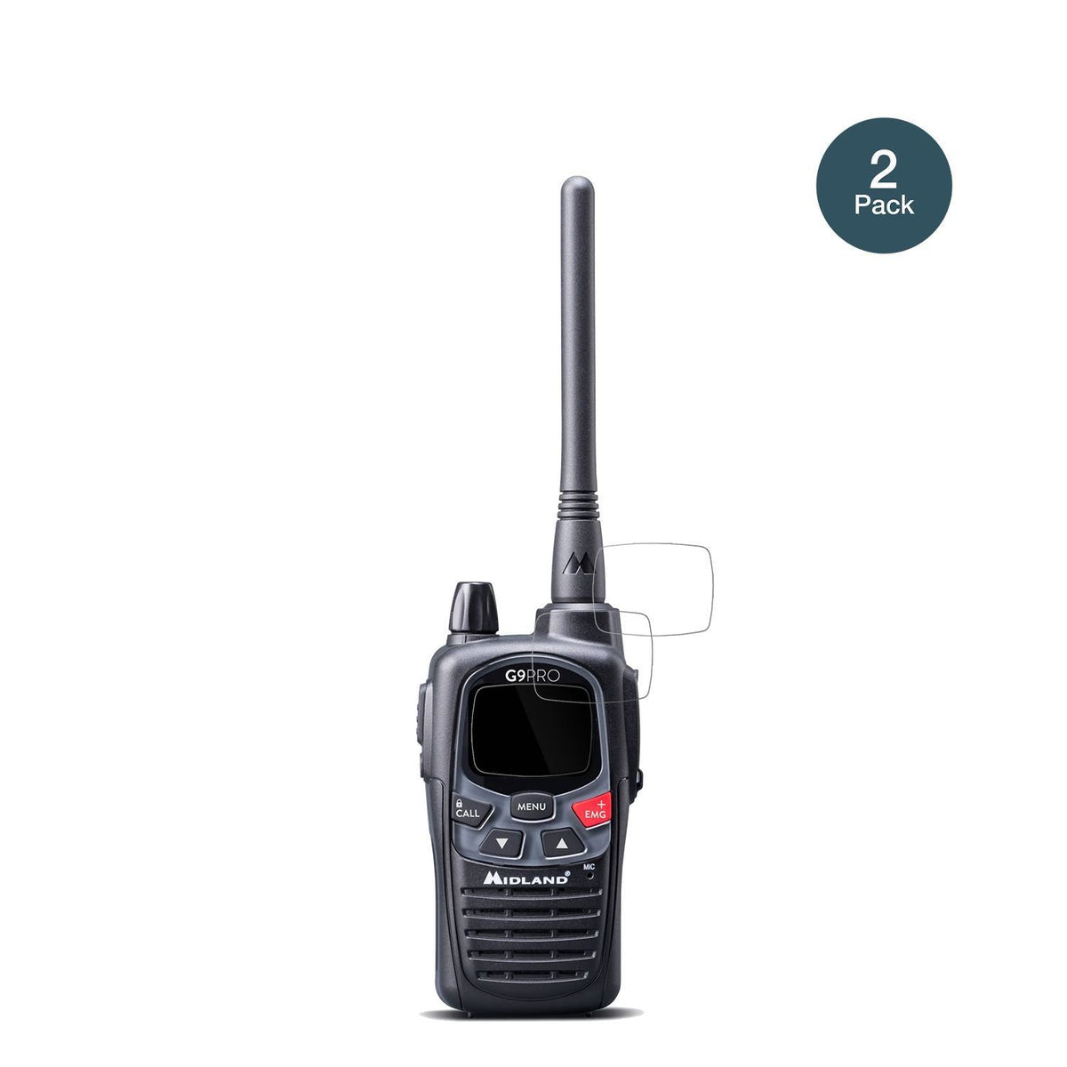 2x 9H Schutzfolie für Midland G9 Pro Funkgerät Pan (2)
