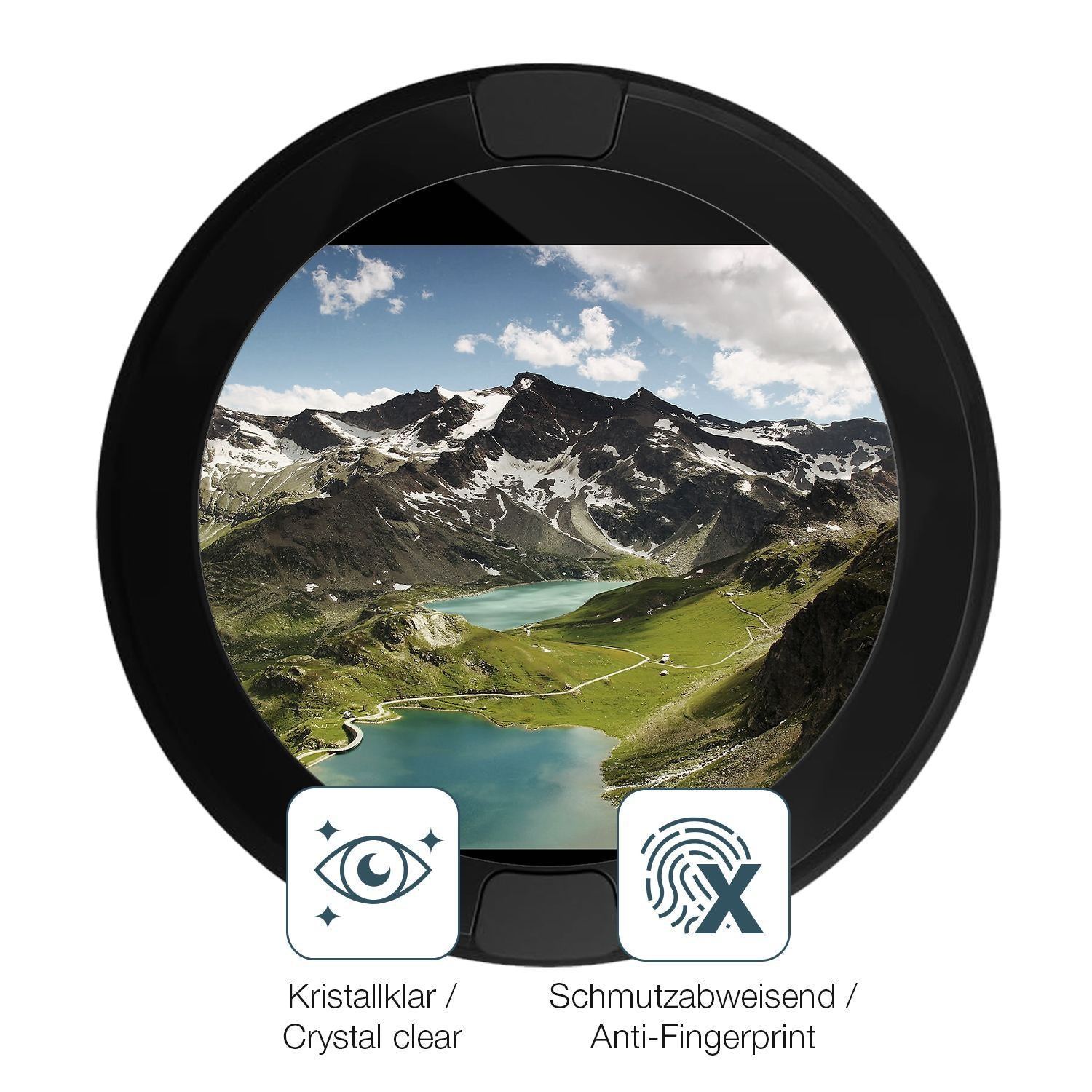 4x Schutzfolie klar für OOONO P-Disc NO2 Display-S (4)