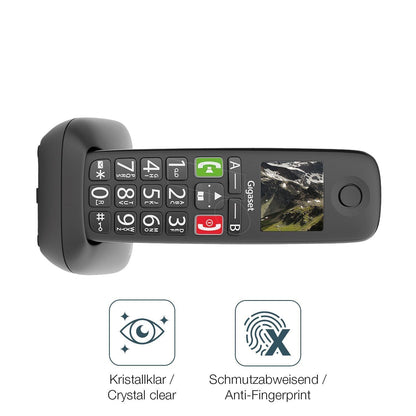 4x Schutzfolie klar für Gigaset E290 Display-Schut (4)