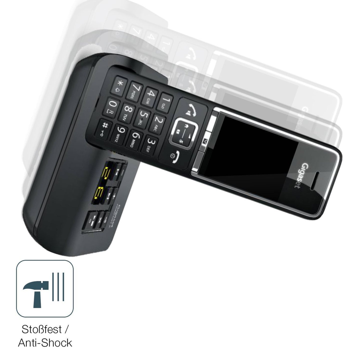 2x 9H Schutzfolie für Gigaset Comfort 520A Duo Pan (4)