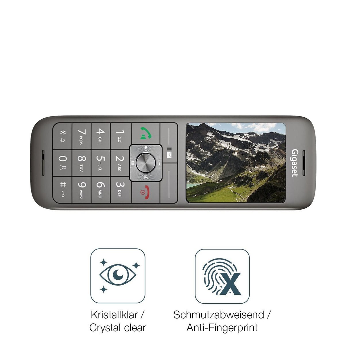 2x 9H Schutzfolie für Gigaset CL660HX Panzerfolie (5)