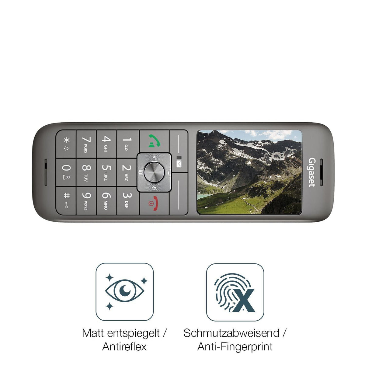 2x 9H Schutzfolie matt für Gigaset CL660HX Panzerf (5)