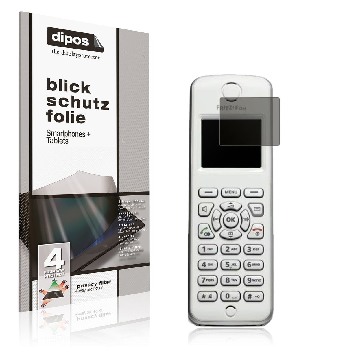 Blickschutzfolie für FRITZ! FON M2 Dect matt Schut (1)