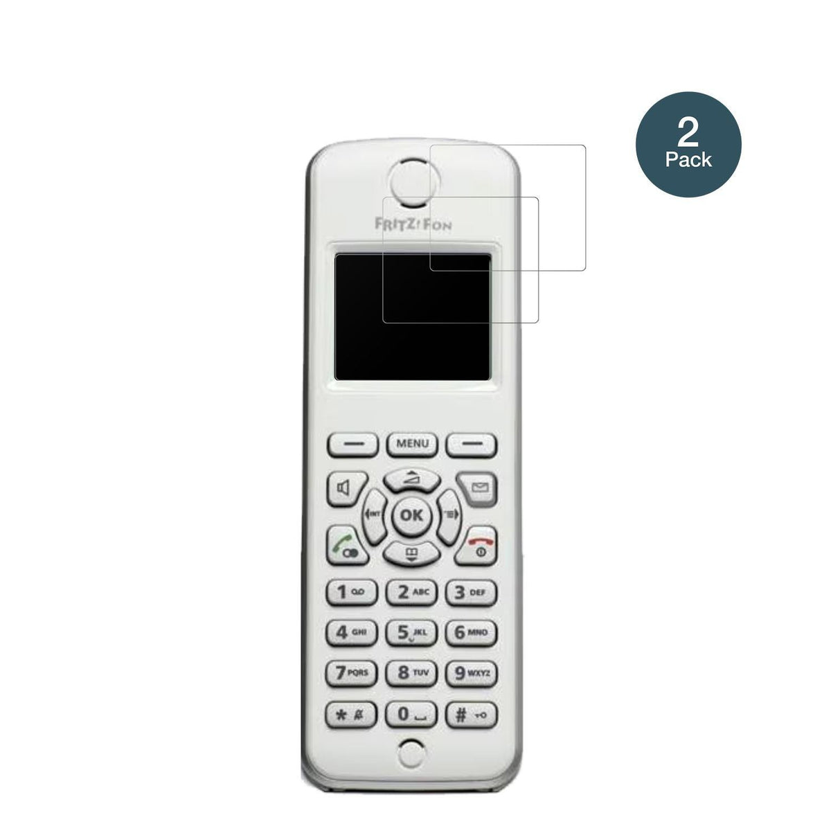 2x 9H Schutzfolie matt für FRITZ! FON M2 Dect Panz (2)