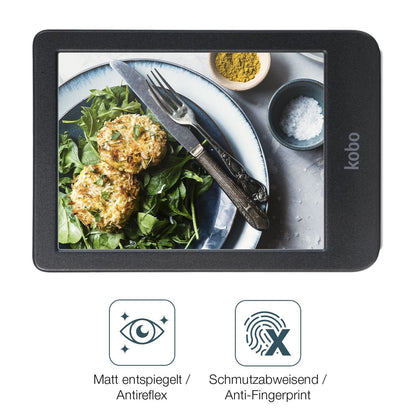2x 9H Schutzfolie matt für Kobo Clara BW eReader P (5)