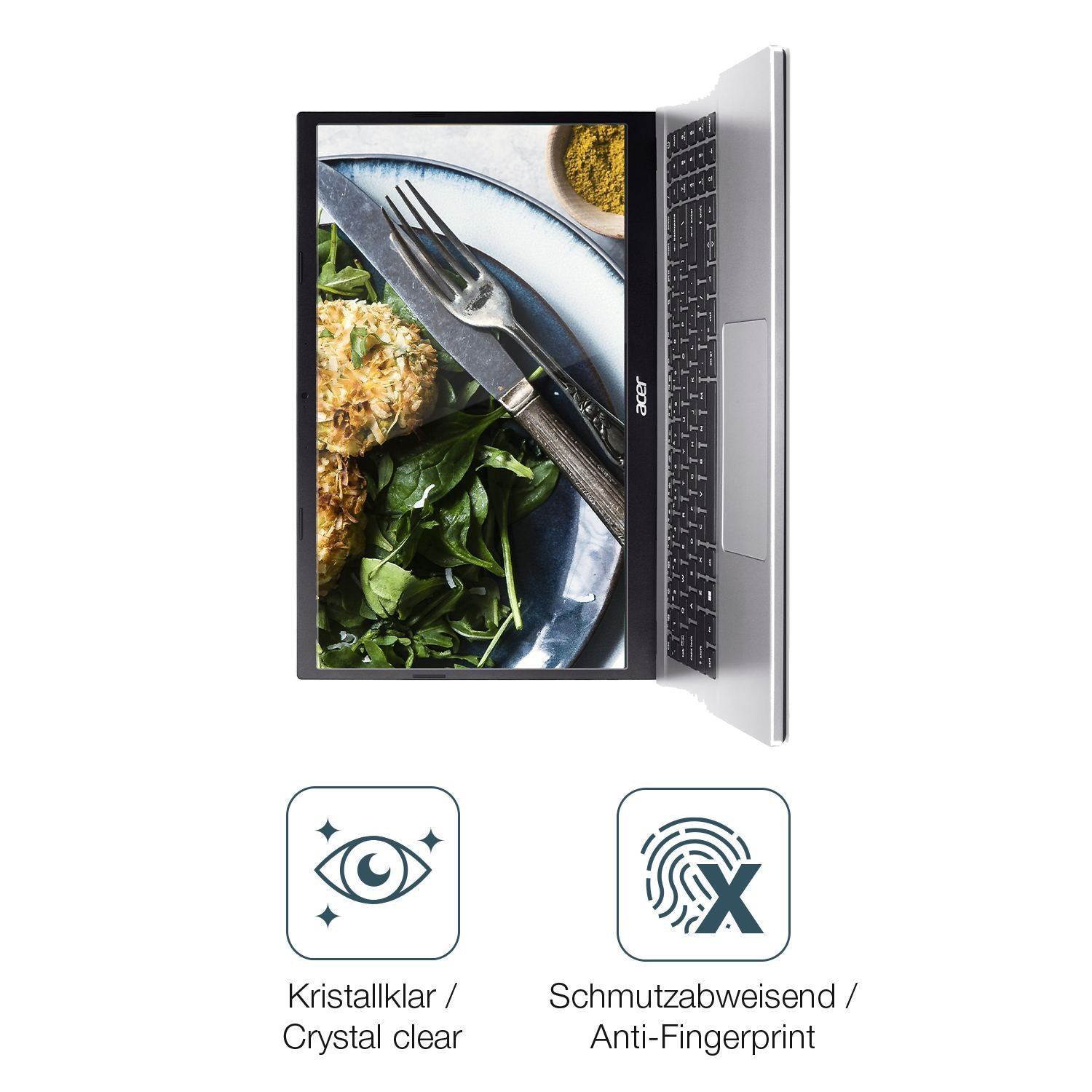 2x Schutzfolie klar für Acer Aspire 3 Display-Schu (4)