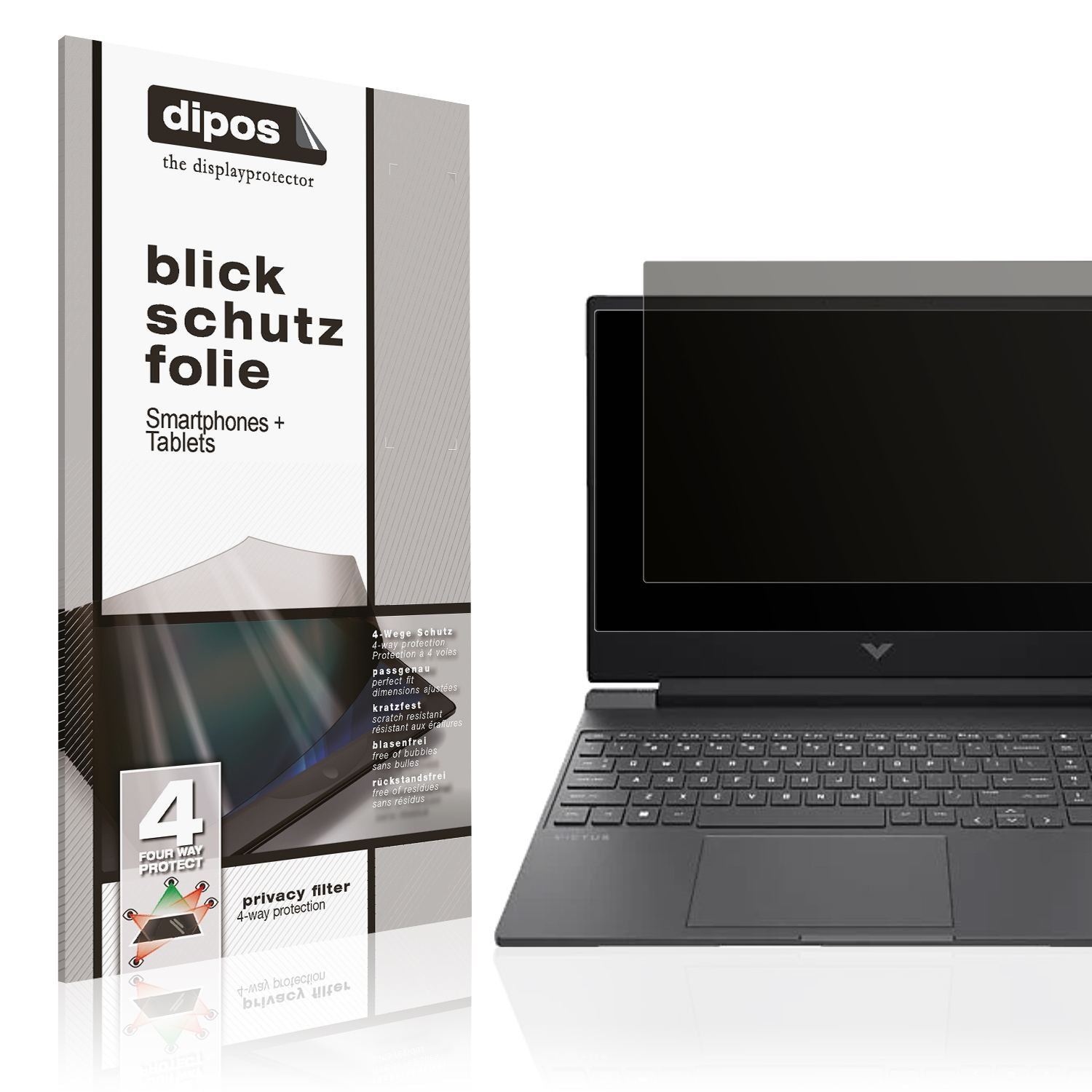 Blickschutzfolie für HP Victus Gaming Laptop matt  (1)