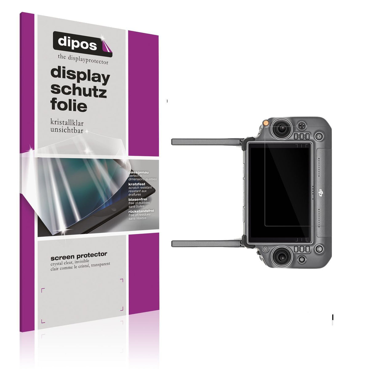 2x Schutzfolie klar für DJI RC Plus 2 Display-Schu (1)