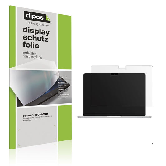 2x Schutzfolie matt für Apple MacBook Air 15 Zoll  (1)