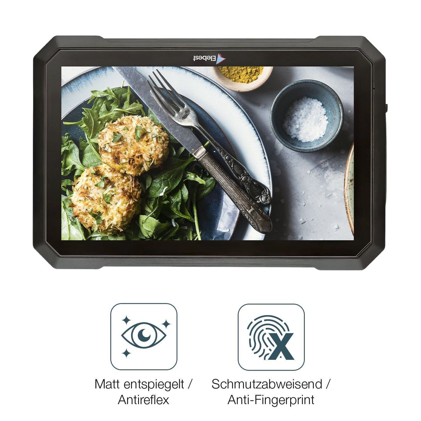 2x Schutzfolie matt für Elebest A1207 7 Zoll Displ (4)