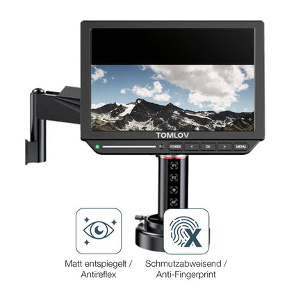 4x Schutzfolie matt für Tomlov TM4K-4K FLEX Displa (4)