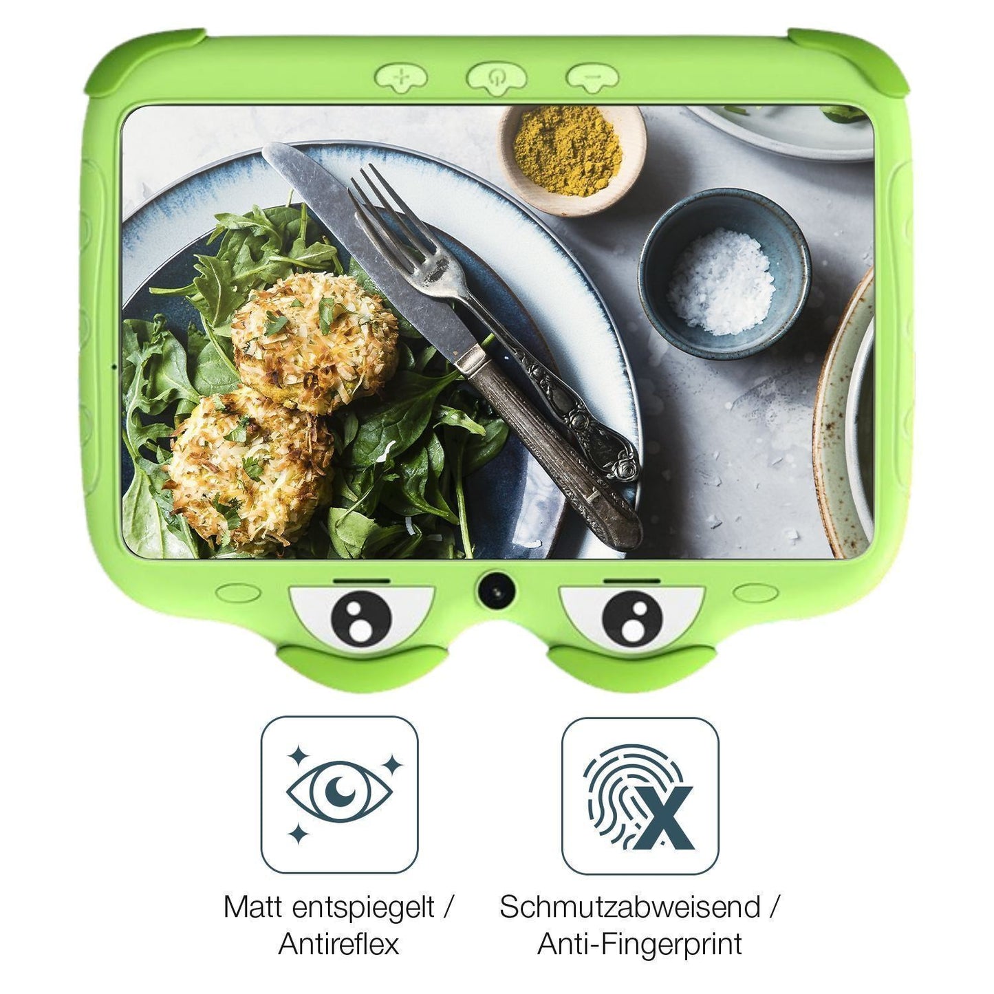 2x 9H Schutzfolie matt für Ascrecem Y8 Kids Tablet (5)