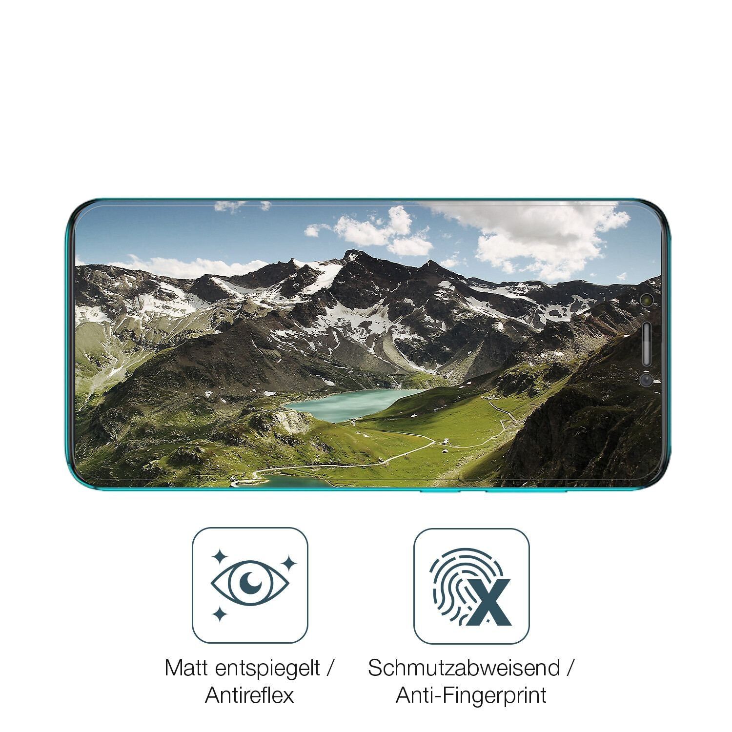 2x 9H Schutzfolie matt für Walton Primo EF10 Panze (5)