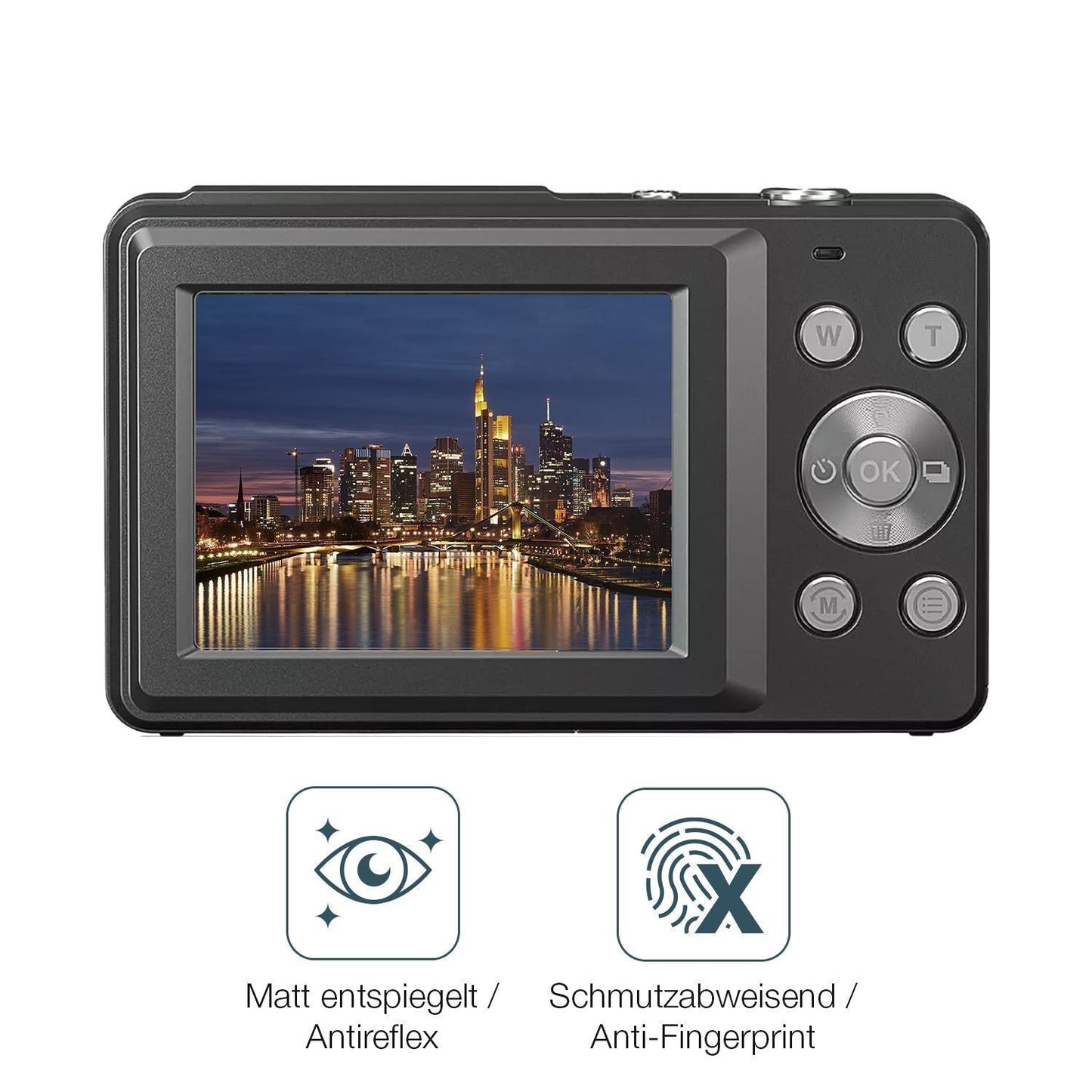 4x Schutzfolie matt für YAXTIFIU DC403 Display-Sch (4)