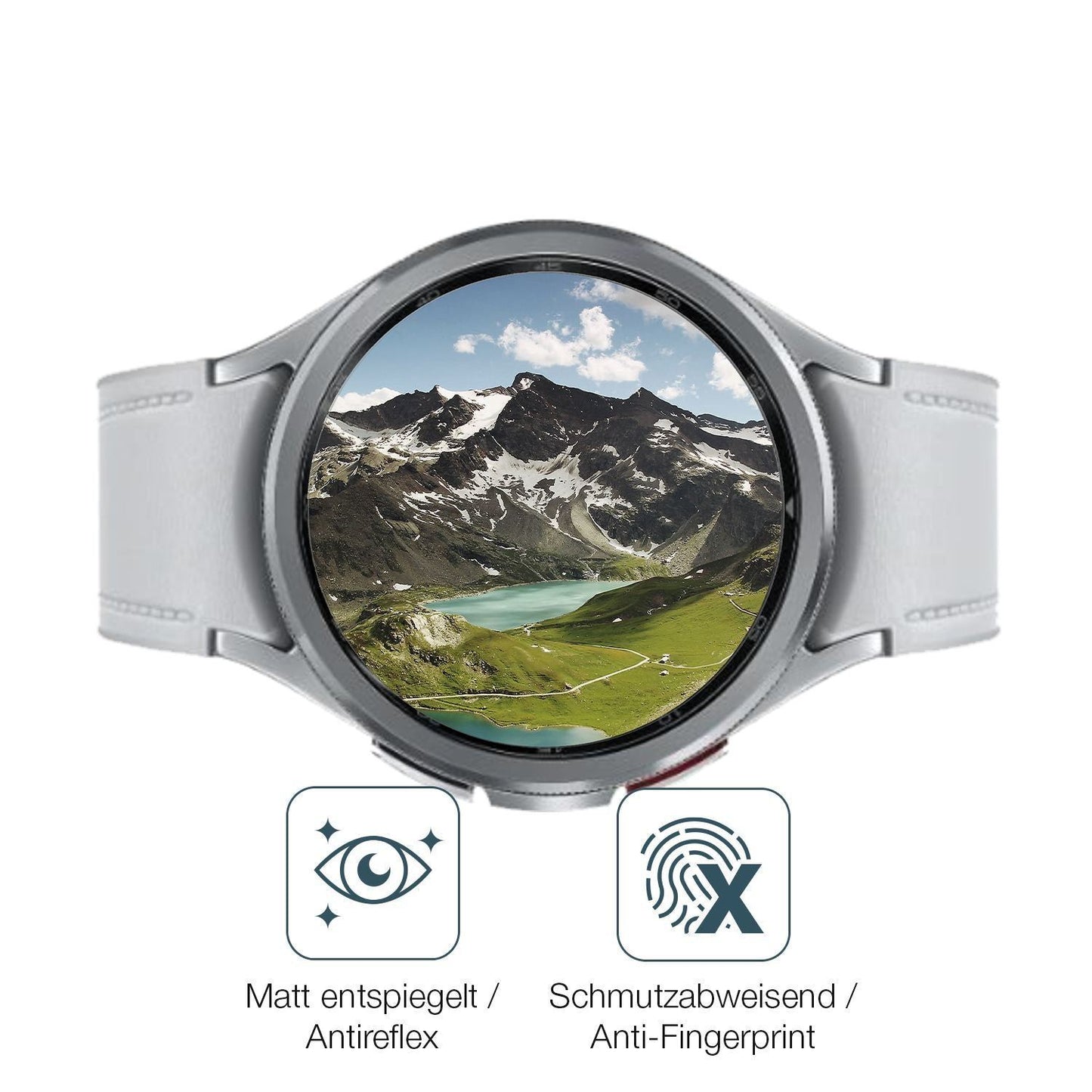 6x Schutzfolie matt für Samsung Galaxy Watch 6 Cla (4)