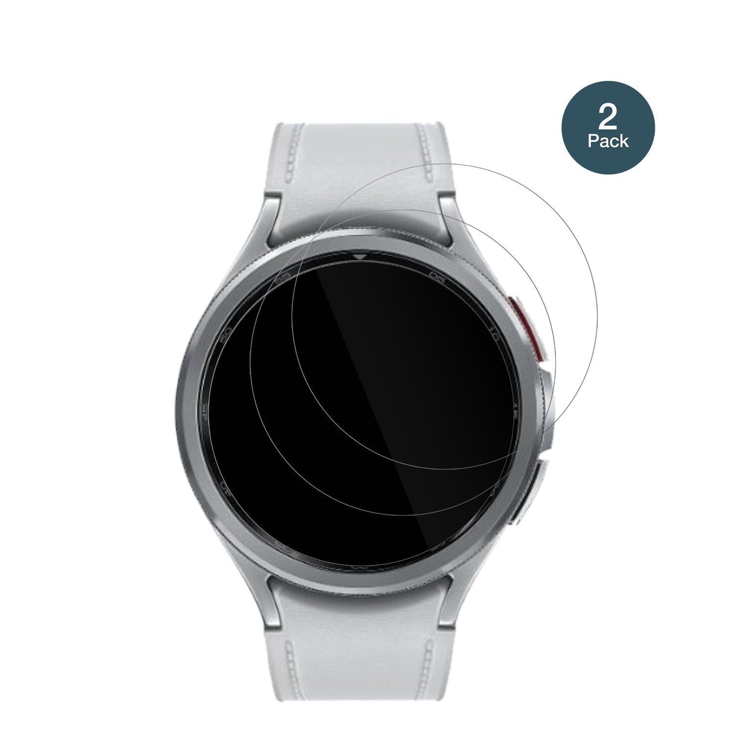 2x 9H Schutzfolie für Samsung Galaxy Watch 6 Class (2)
