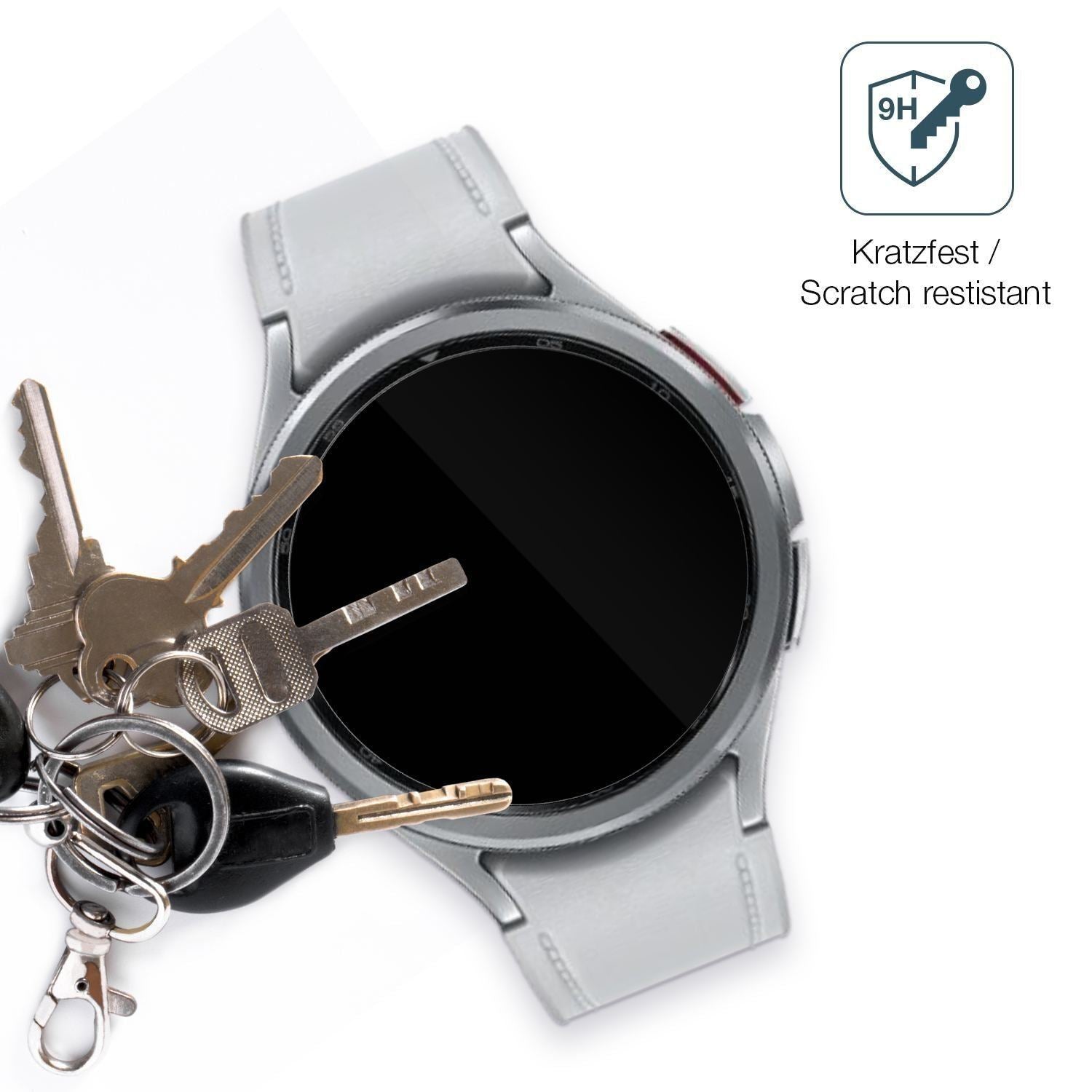 2x 9H Schutzfolie für Samsung Galaxy Watch 6 Class (3)