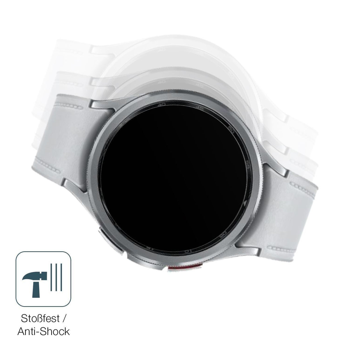 2x 9H Schutzfolie matt für Samsung Galaxy Watch 6  (4)