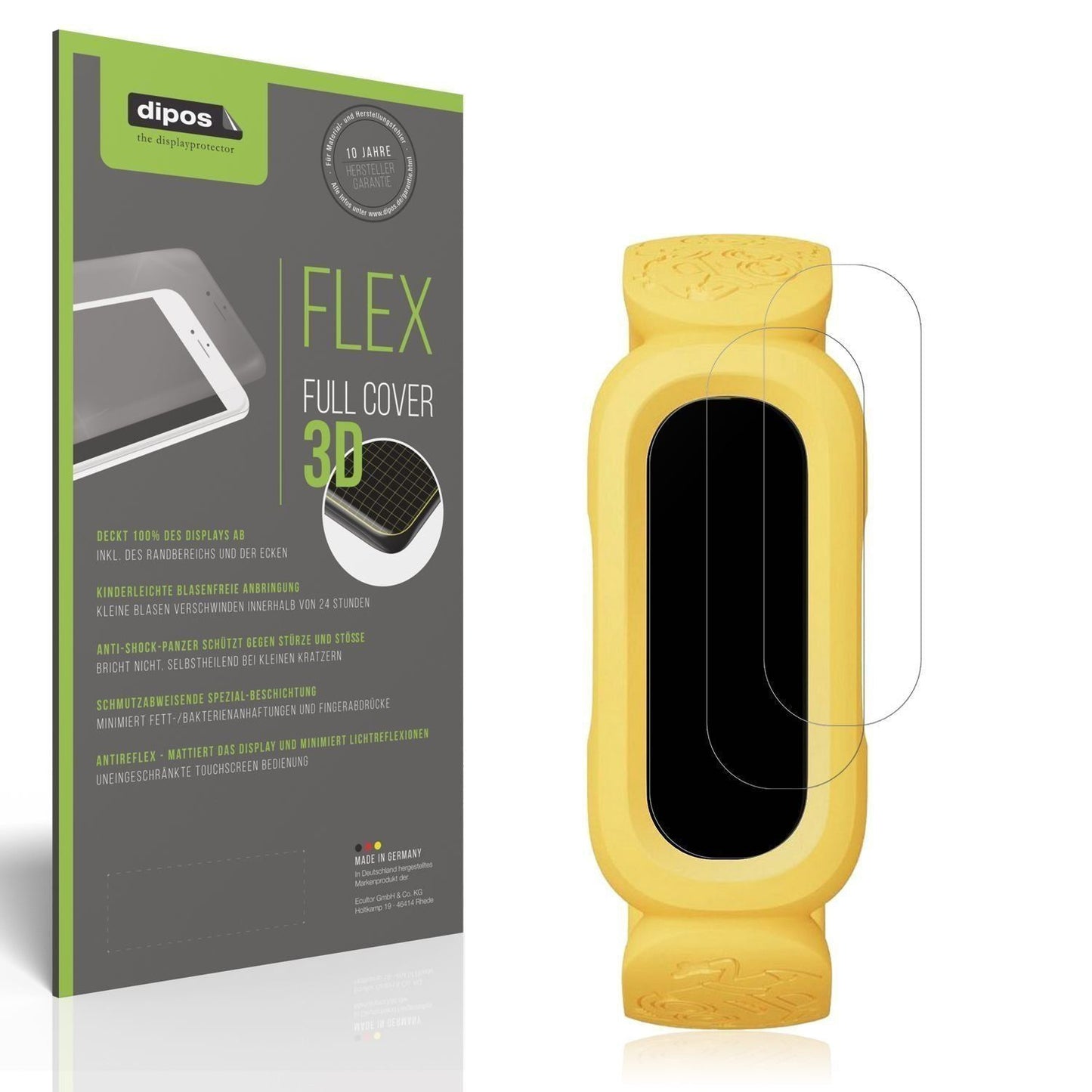 2x Full Cover Schutzfolie matt für FitBit Ace 3 Mi (1)