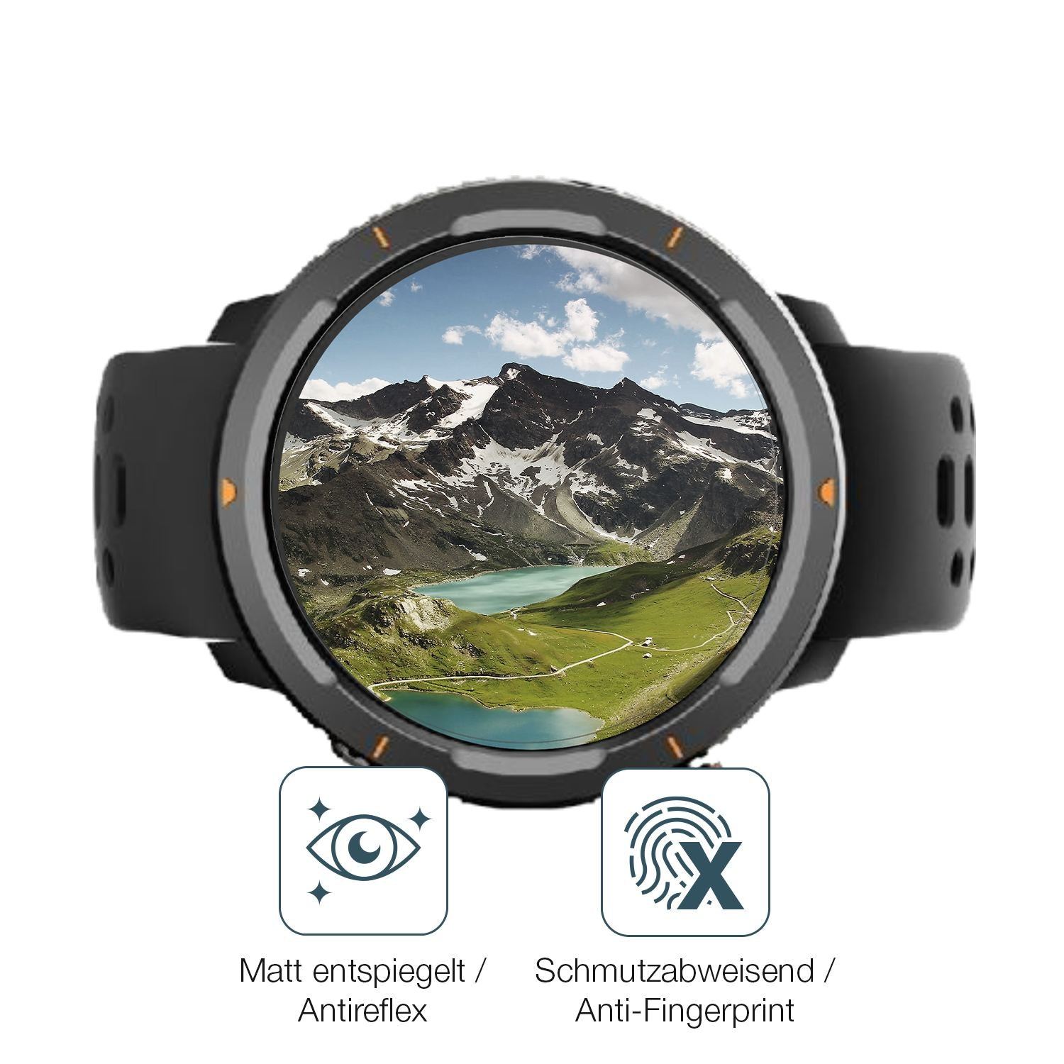 6x Schutzfolie matt für Hammer Watch 2 Lite Displa (4)
