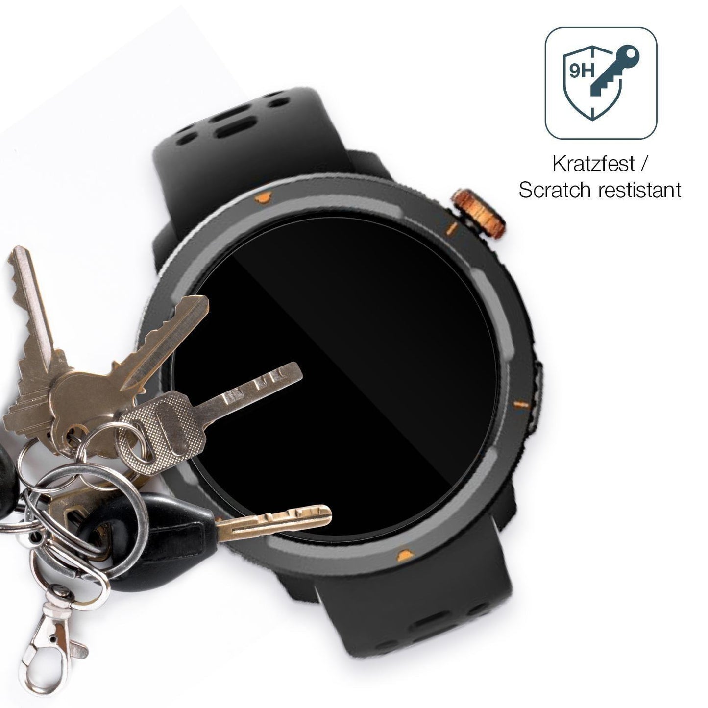 2x 9H Schutzfolie für Hammer Watch 2 Lite Panzerfo (3)