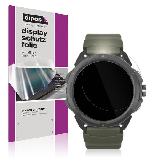 6x Schutzfolie klar für Hammer Watch 2 Military Ed (1)