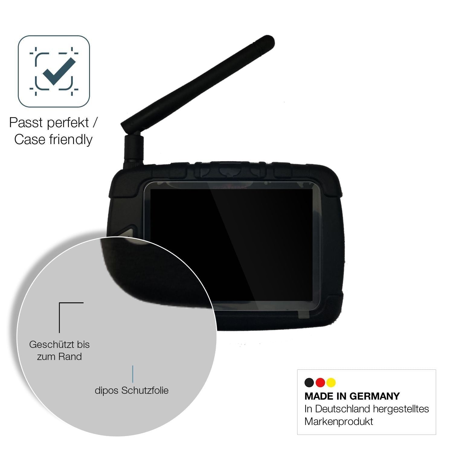 2x 9H Schutzfolie für Boatman Plus Fishfinder Panz (6)