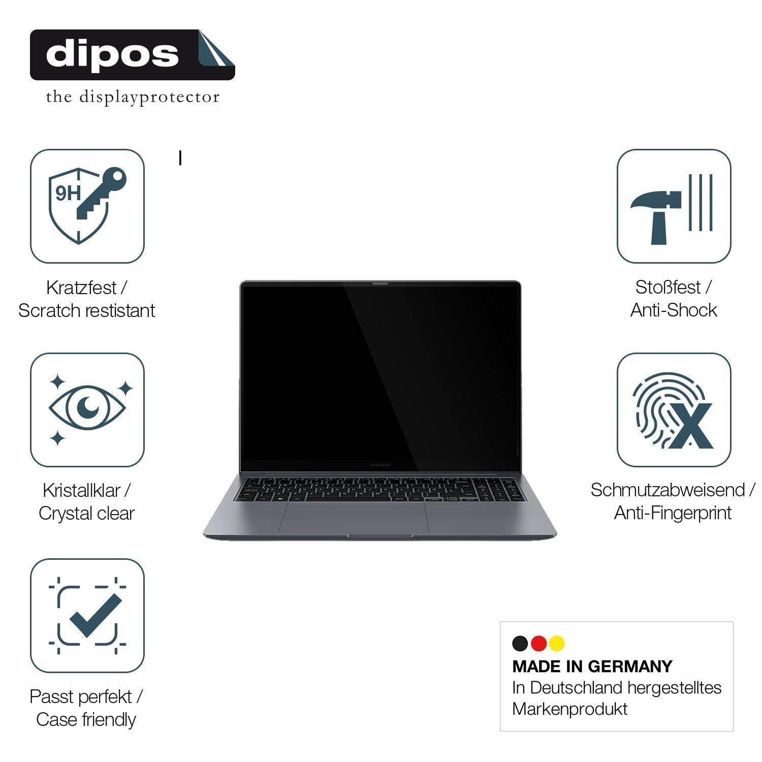 2x 9H Schutzfolie für Samsung Galaxy Book 4 Pro 16 (7)
