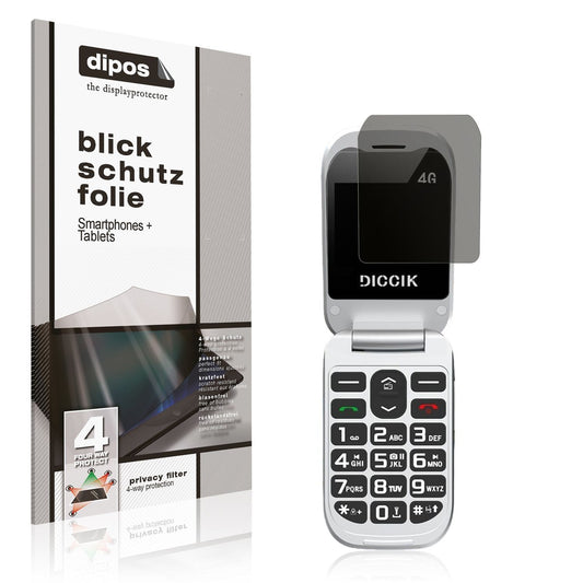 Blickschutzfolie für Diccik Seniorenhandy K01 matt (1)