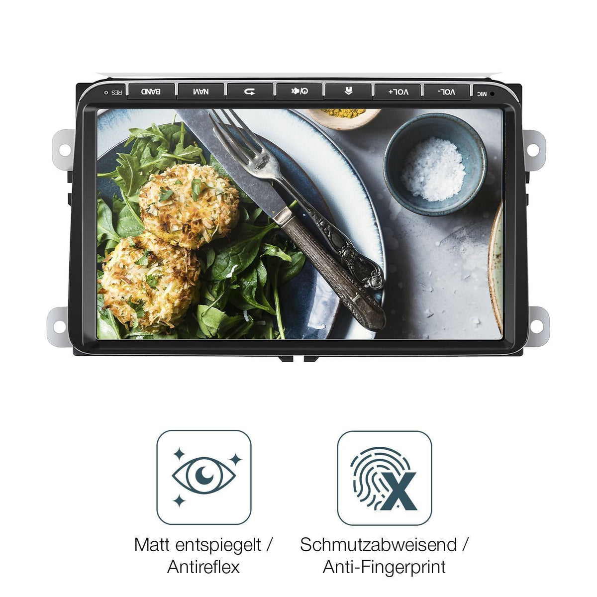 2x Schutzfolie matt für Essgoo AR9002 Display-Schu (4)