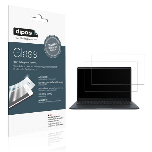 2x 9H Schutzfolie matt für Asus Expertbook B1 BM15 (1)