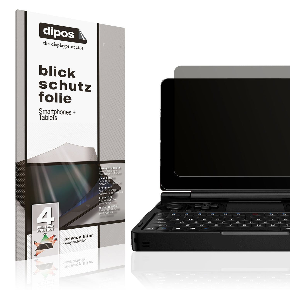 Blickschutzfolie für GPD Win Mini 2025 matt Schutz (1)