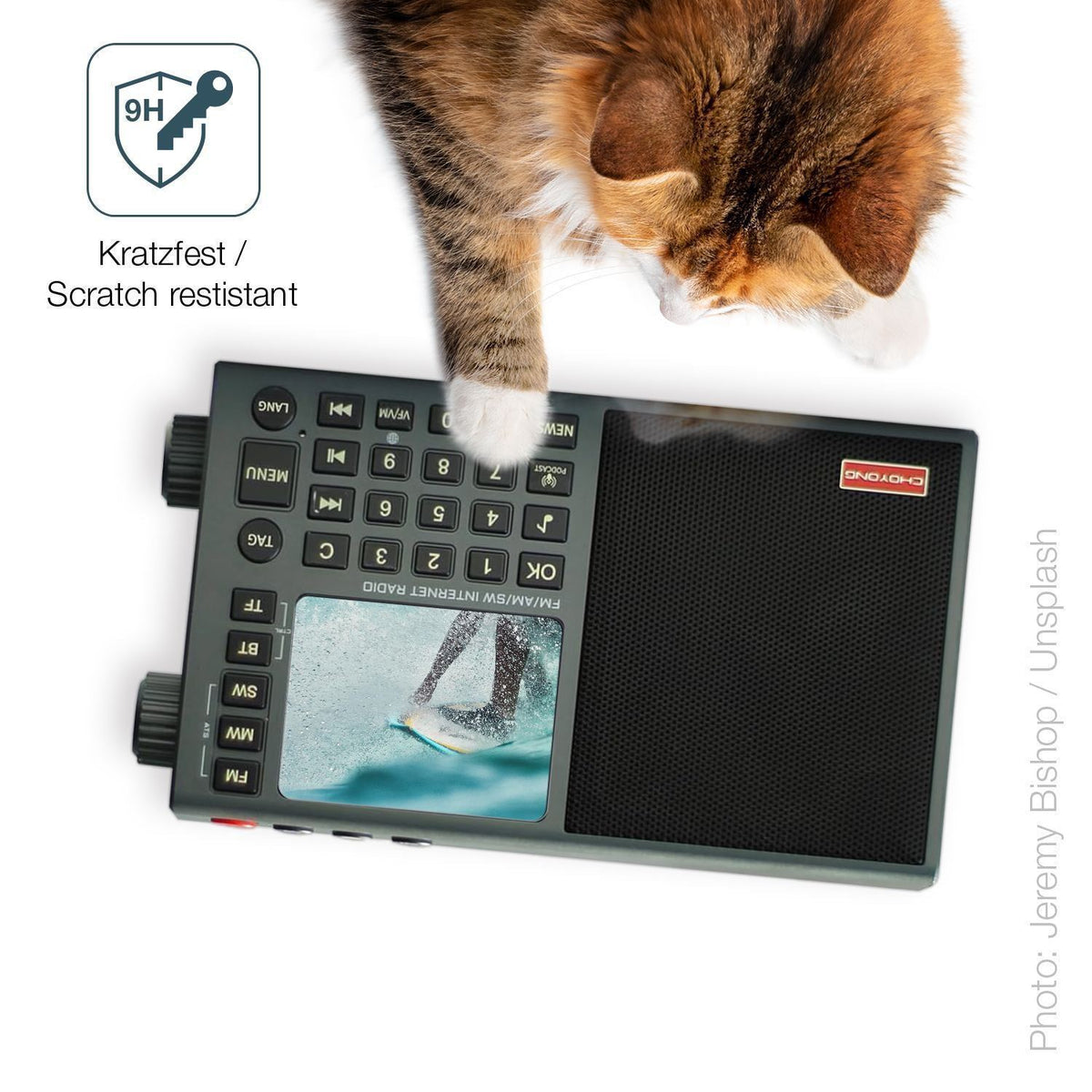 2x 9H Schutzfolie matt für Choyong LC90 Panzerfoli (3)