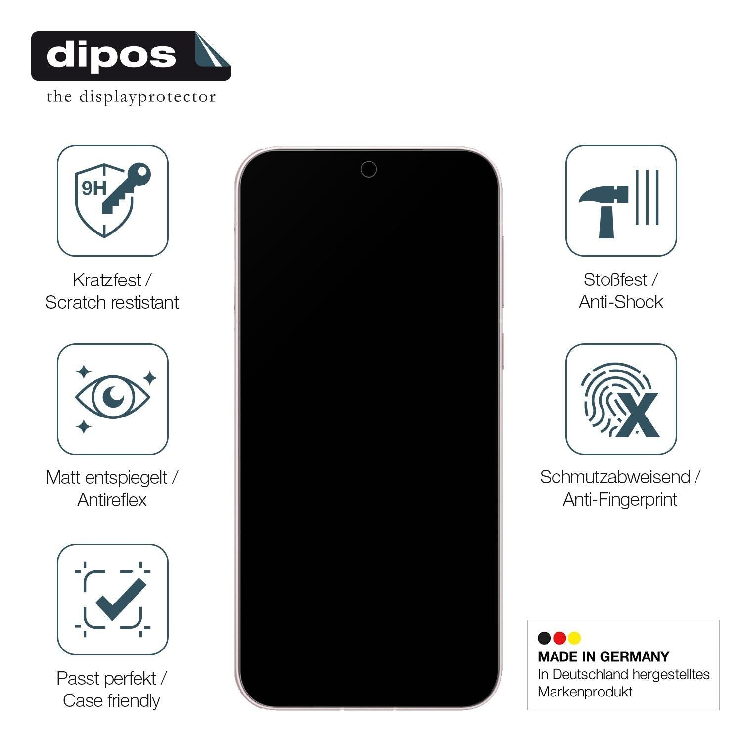 2x 9H Schutzfolie matt für Oppo F29 5G Panzerfolie (7)