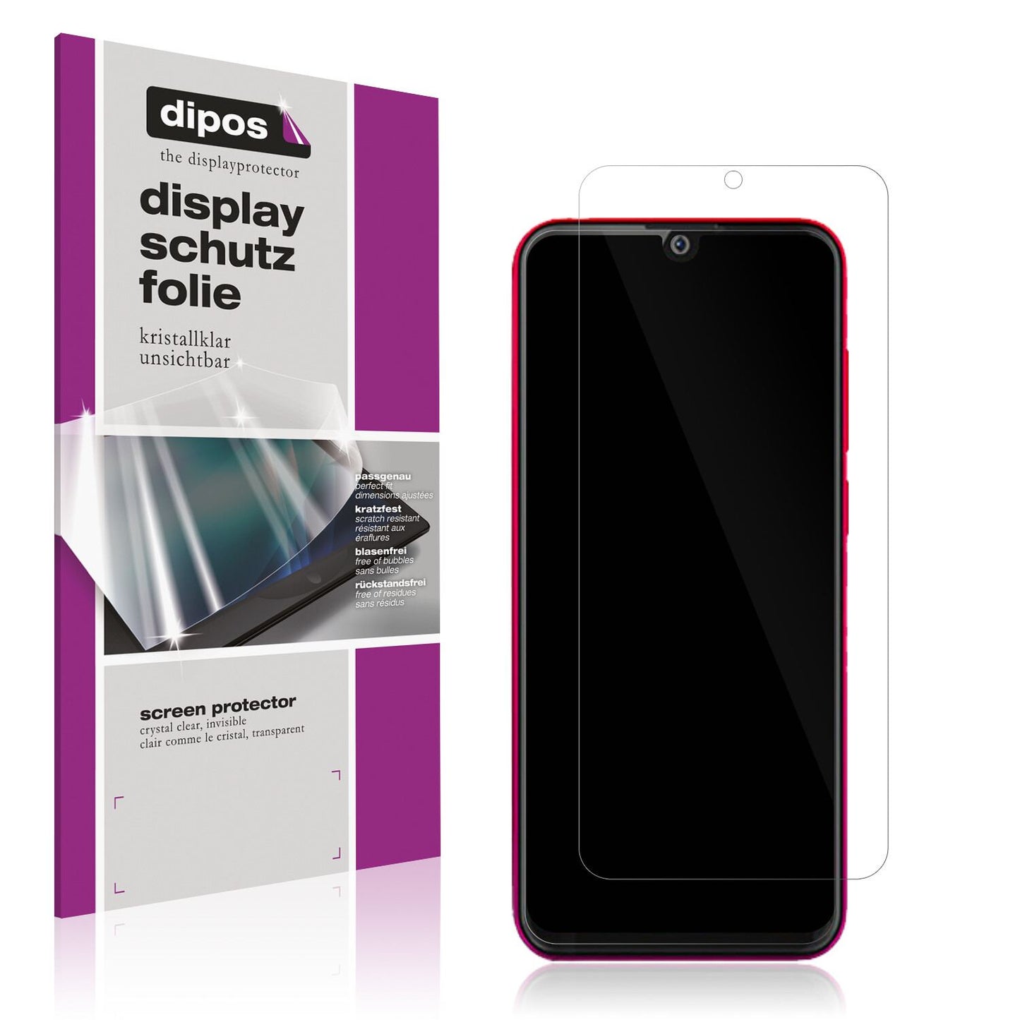 2x Schutzfolie klar für Walton Primo N5 Display-Sc (1)